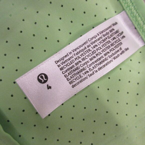 Lululemon Swift Ventilated Running Tank Top Scream Green Light size 4 W1DSMS - Picture 2 of 8